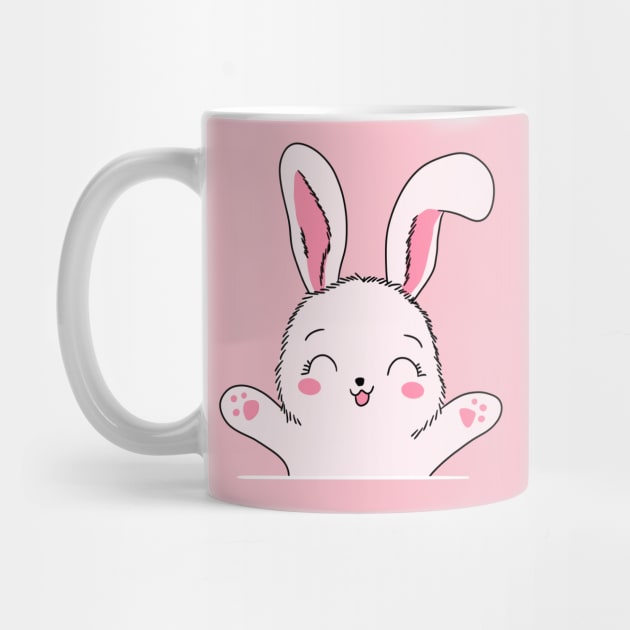 Bunny Rabbit Pocket by urban-wild-prints